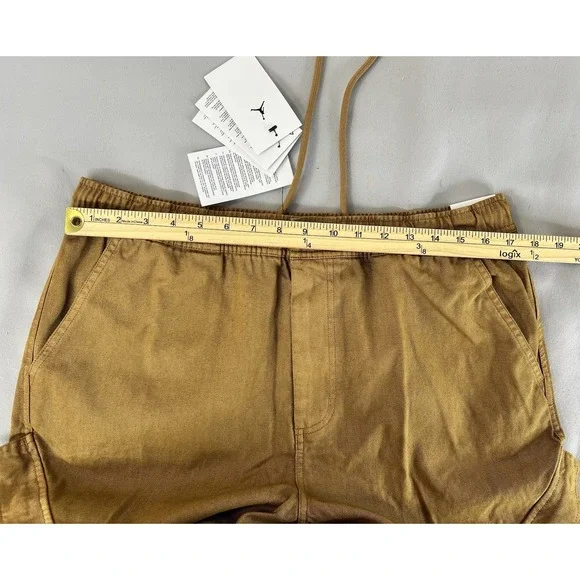 Nike Jordan Essentials Washed Chicago Pants FN6364-231‎ Brown Men's LARGE NWT